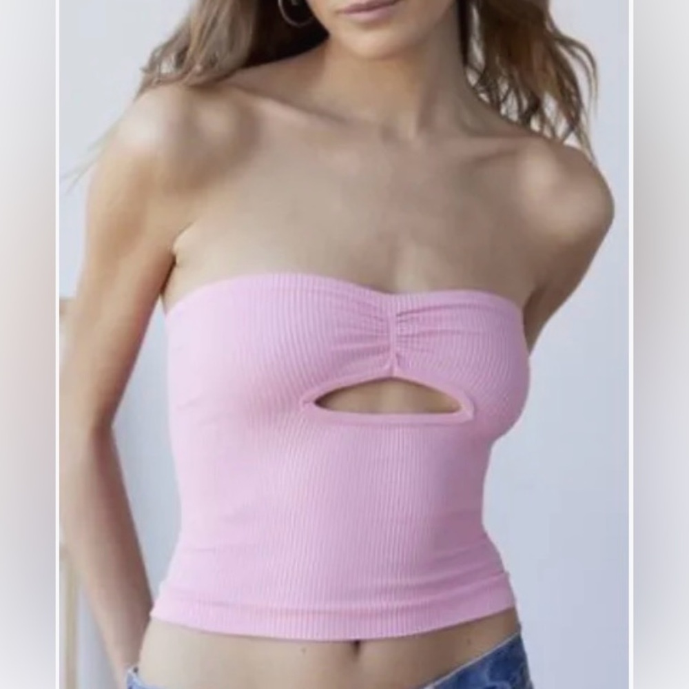 UO Out From Under Arden Seamless Cutout Tube Top